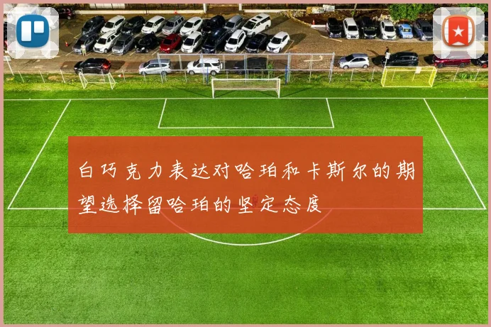 白巧克力表达对哈珀和卡斯尔的期望选择留哈珀的坚定态度